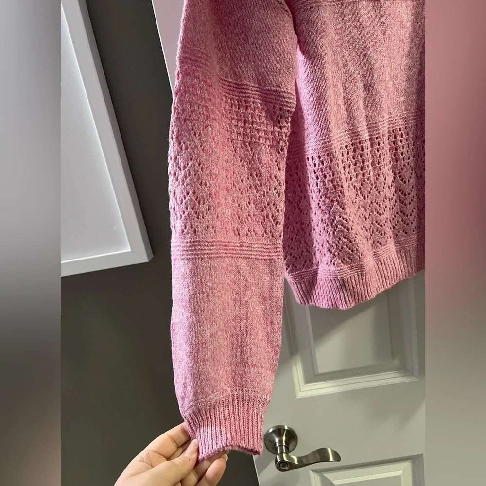 NEW without tags. Chic Soul Women's Pink Sweater - Picture 4 of 5